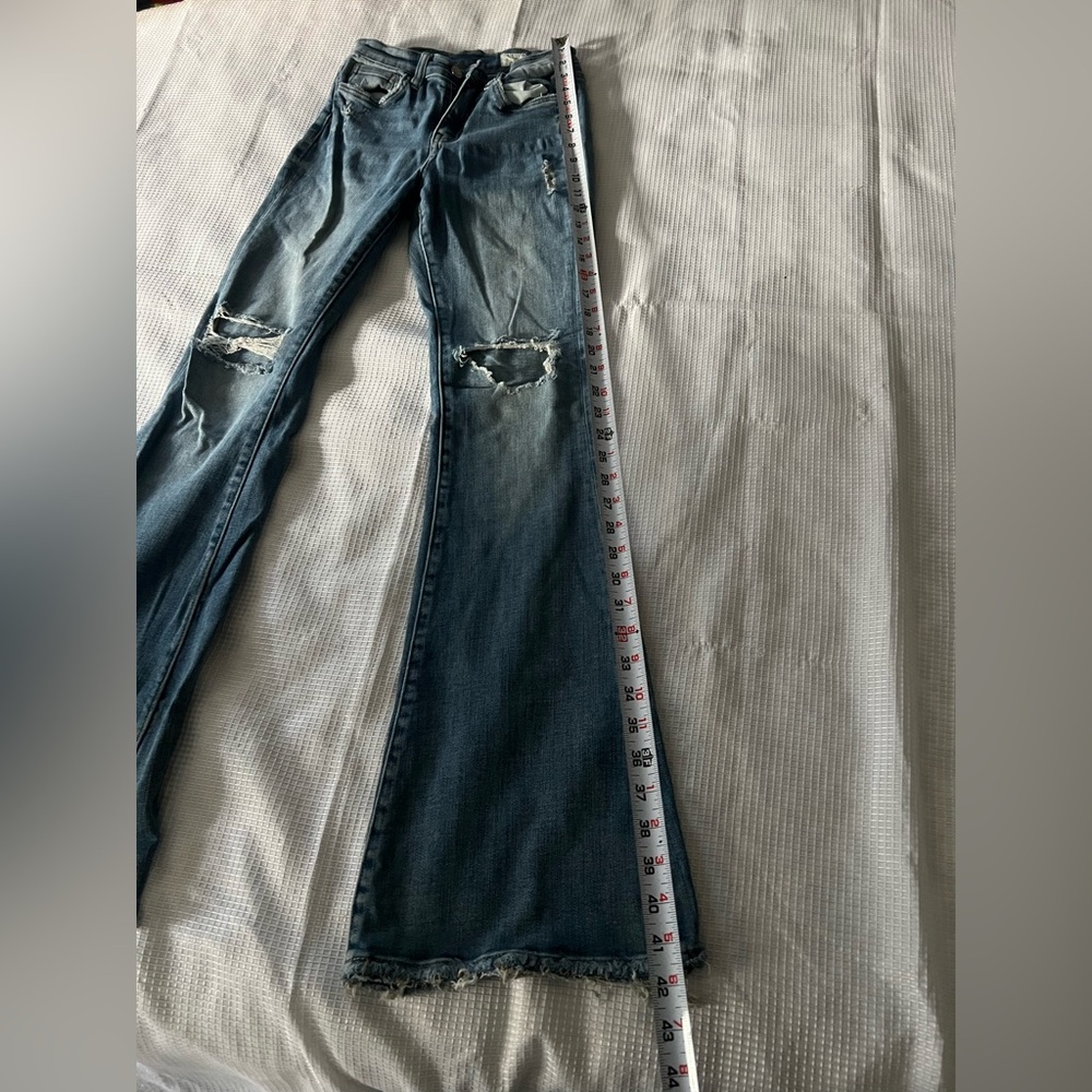 Classic Denim Flare Jeans - Picture 12 of 12
